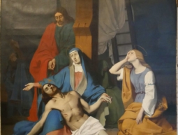 Toile sur la déploration du Christ Mort de l’Eglise Saint Pierre de Gémozac